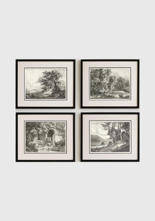 STUDIO ARCHIVES COLLECTION | Horizontal Engraving Series, 4-Piece Collection